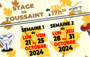 [Stage] Stage de Toussaint