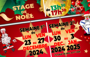 [Stage] Stage de Noël - Semaine 1