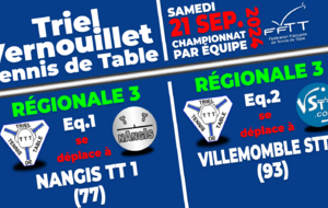 [R3] Triel TT 1 vs Boulogne Billancourt AC TT 4