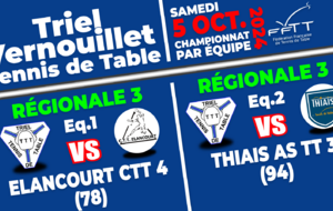 [R3] Triel TT 1 vs Elancourt CTT 4