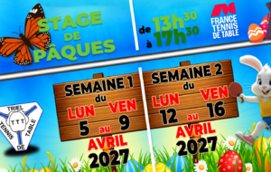 [Stage] Stage de Pâques - Semaine 2