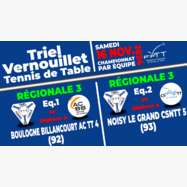 [R3] Triel TT 1 vs Boulogne Billancourt AC TT 4