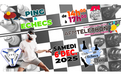 [Téléthon] Ping &amp; Echec 2025