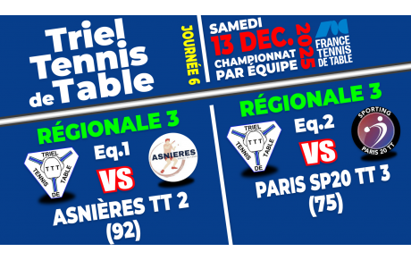 Résultats 6e Journée - Phase 1