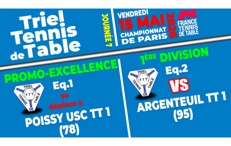 Programme 7e Journée - Championnat de Paris