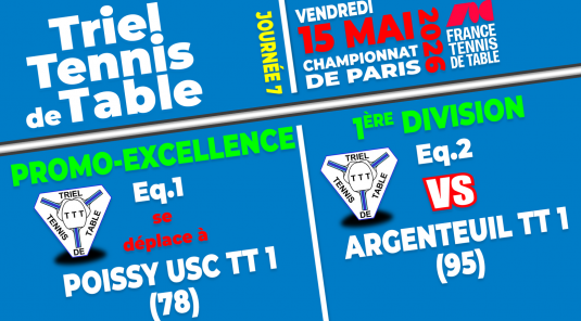 Programme 7e Journée - Championnat de Paris